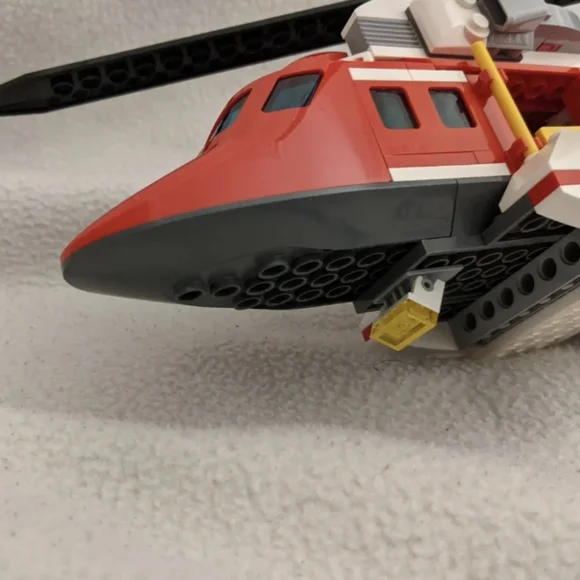 LEGO CITY FIRE TRUCK & FIRE HELICOPTER RESCUE 7206 99% Complete Minifigs Manual - Picture 7 of 7